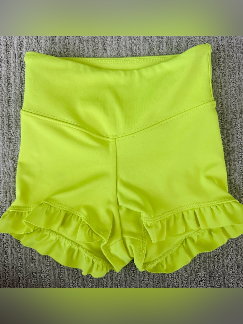Tiger Friday- Filly Bootie Shorts in Citrus - Picture 2 of 3